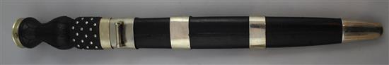 A 20th century Scottish dirk, overall 17.75in.